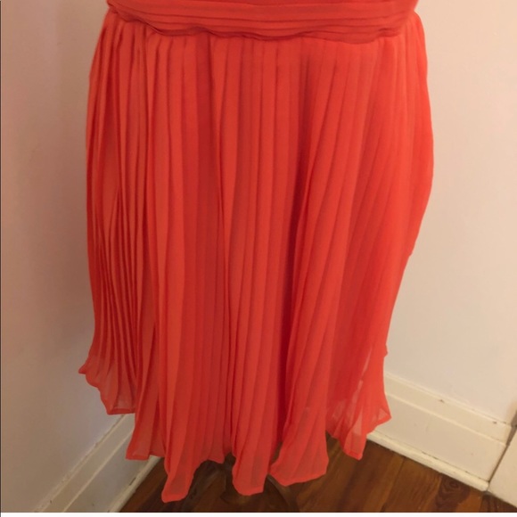 Coral/orange cocktail wedding guest dress - Picture 4 of 5